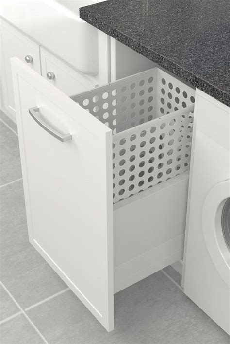 washing hamper insert for cabinet